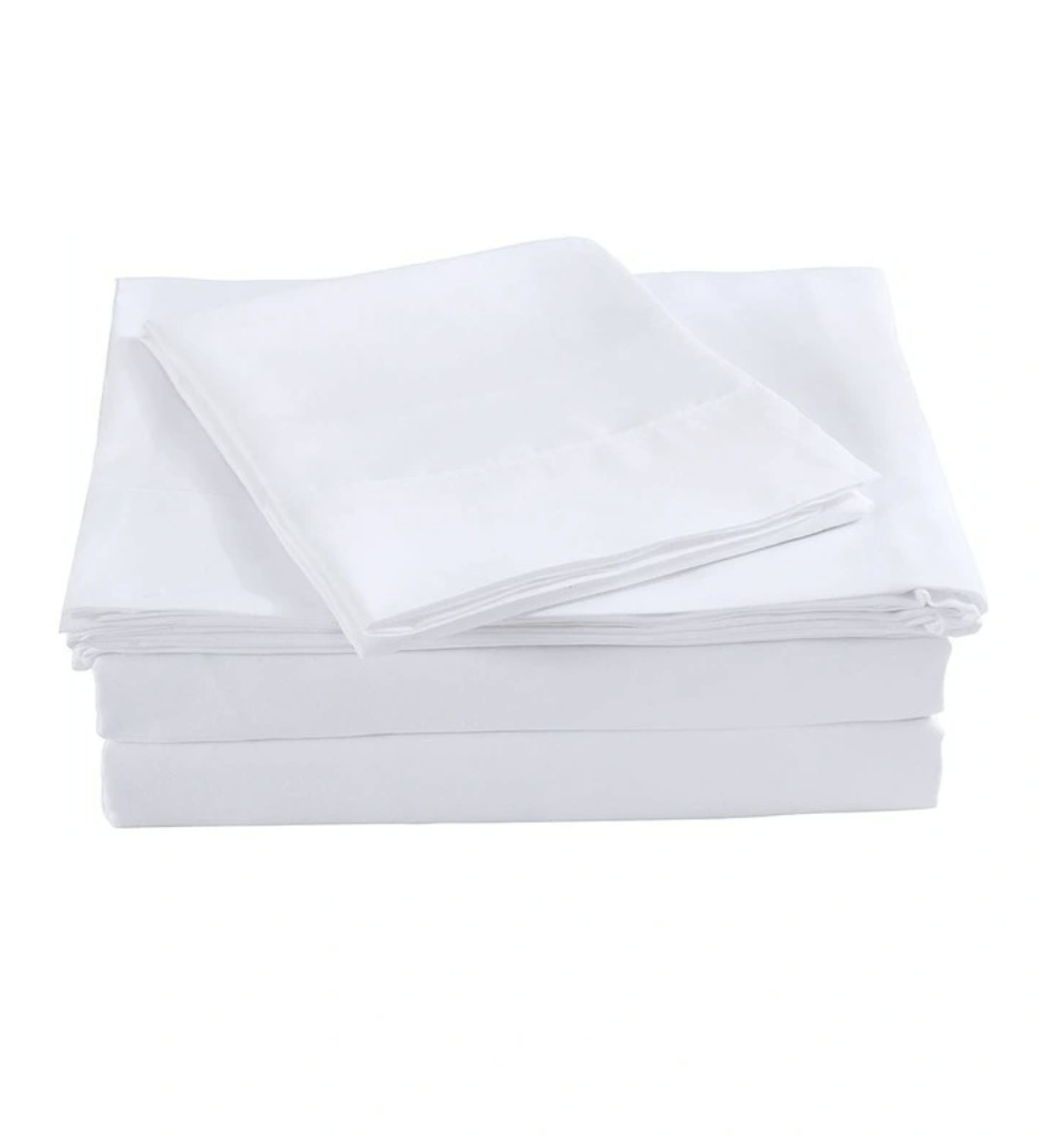 Royal Comfort 1000TC Bamboo Blended Sheet Set in White